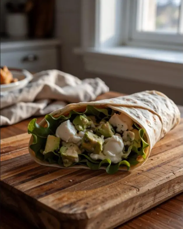 Avocado-Eiersalat-Wrap