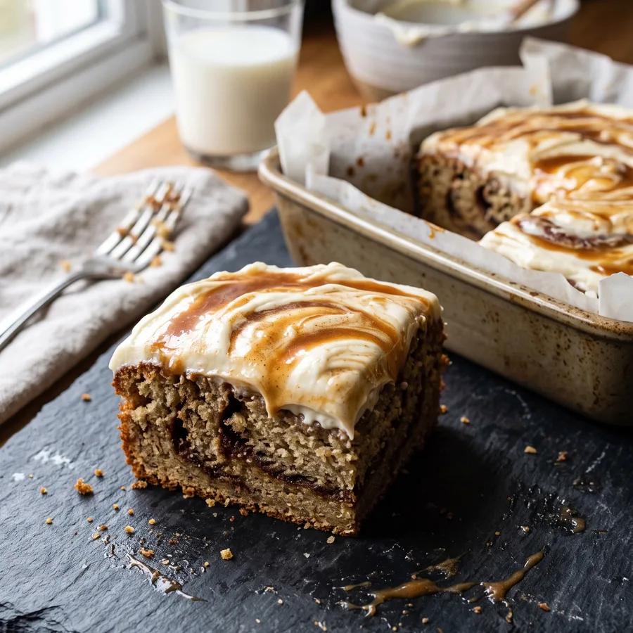 Bananenbrot-Zimtschnecken-Kuchen