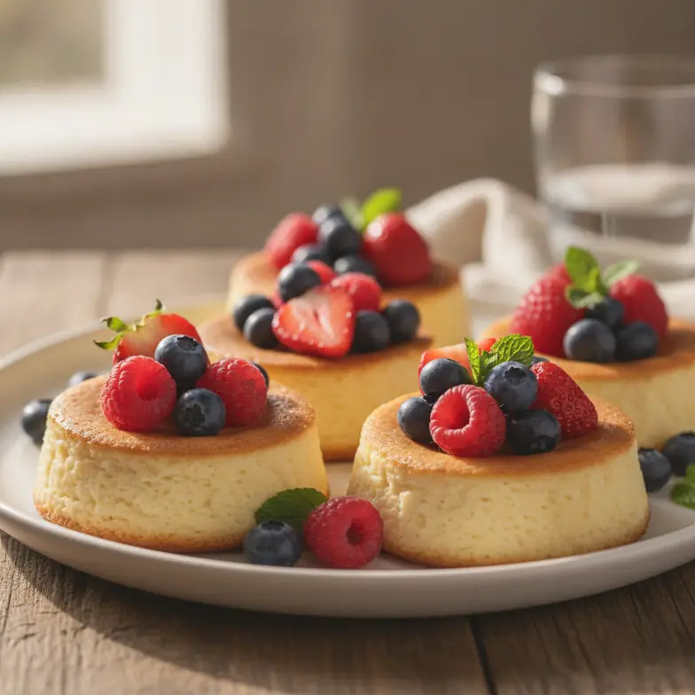 Beeren-Käsekuchen-Taler
