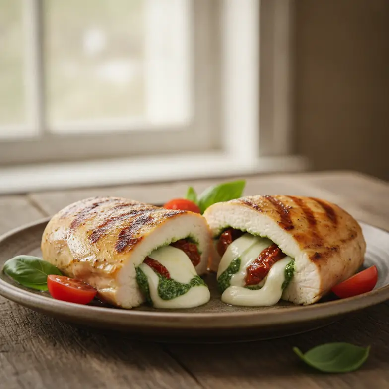 Caprese-Hähnchenbrust