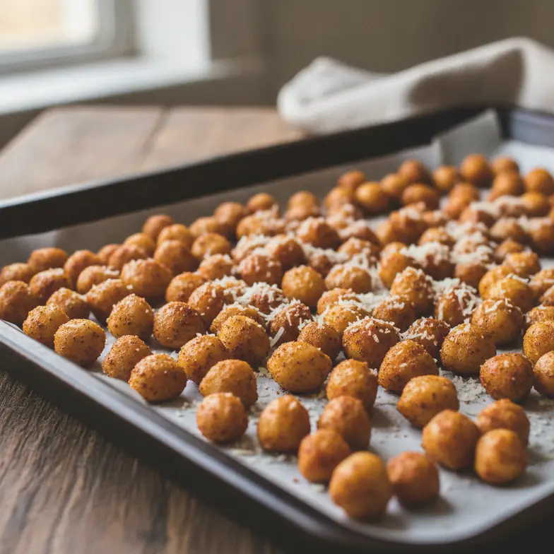 Cheesy Kichererbsen
