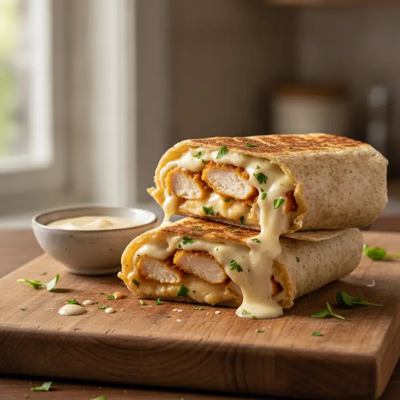 Chicken-Alfredo-Wrap