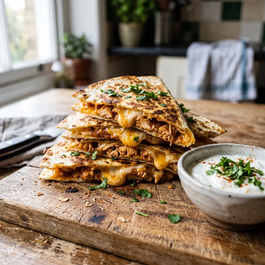 Chipotle-Hähnchen-Quesadillas