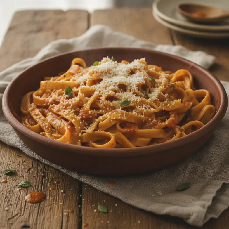 Cremige One Pot Tomaten Pasta