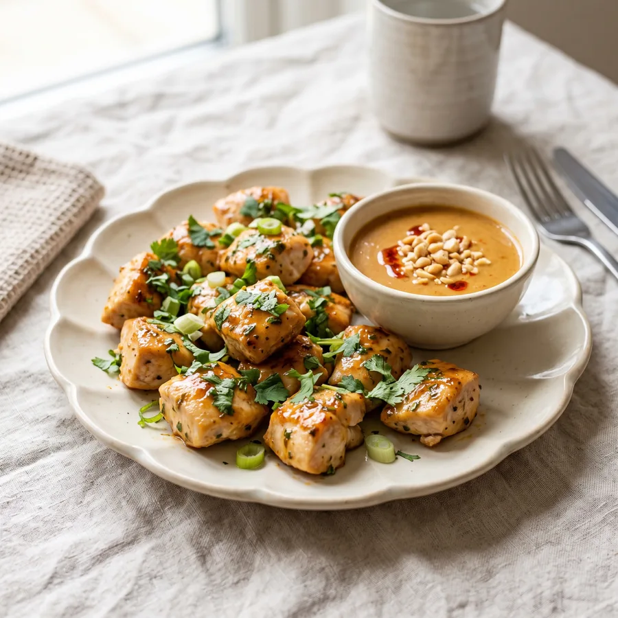Crispy Thai-Curry-Hähnchen-Bites