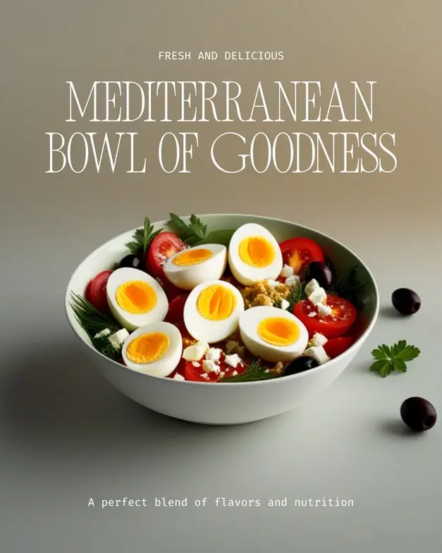 Eier-Feta-Bowl Abendruhe