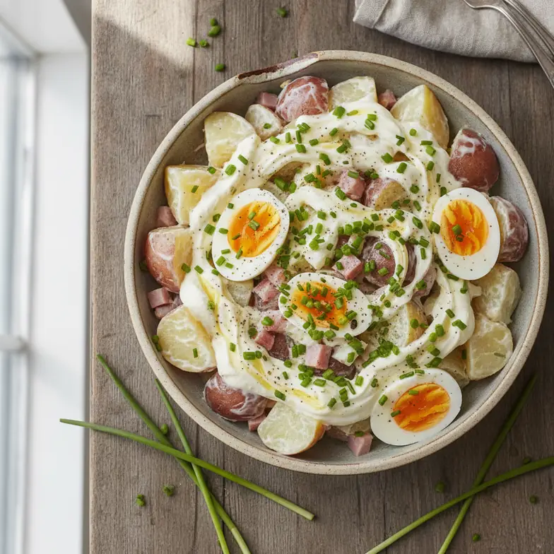 Eiweißreicher Kartoffelsalat