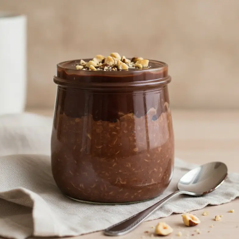 Ferrero-Style Overnight Oats