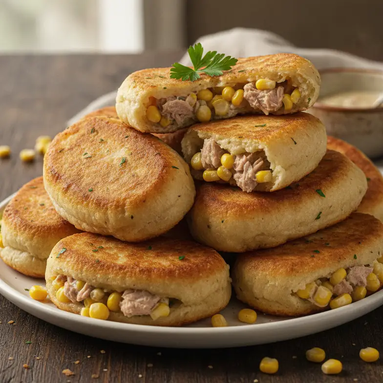 Gefüllte Thunfisch Pfannenbrote
