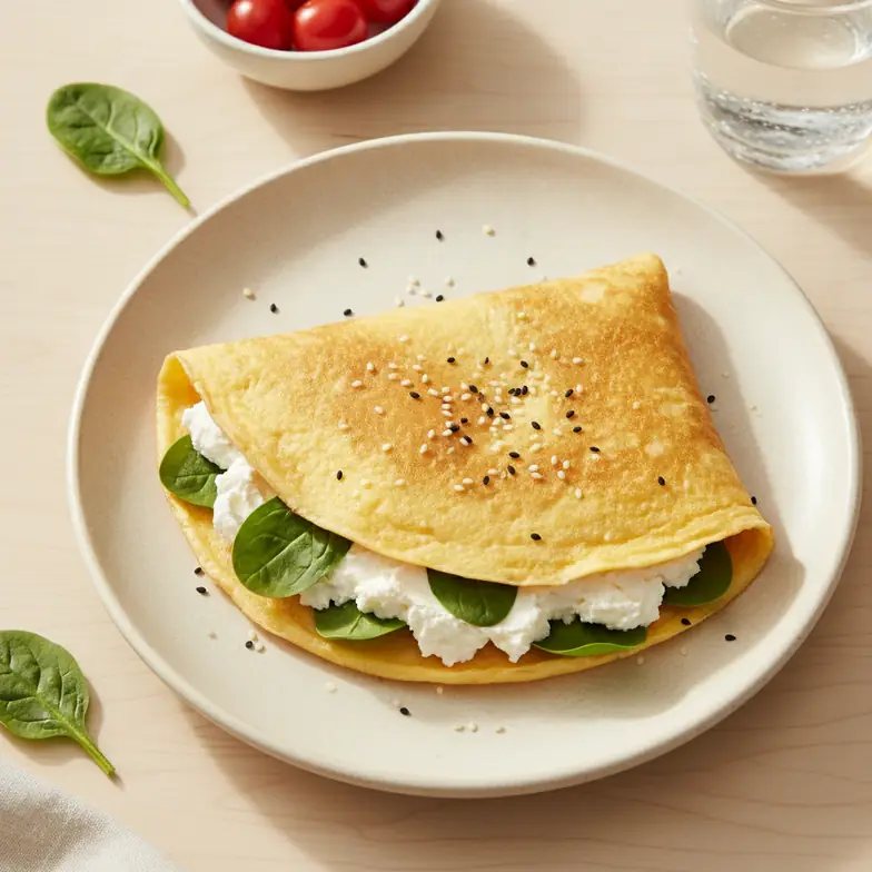 Glutenfreier Omelette-Wrap