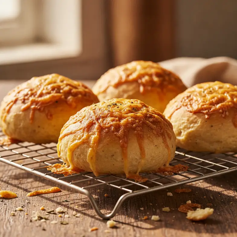 Goldene Käsebrötchen vom Blech