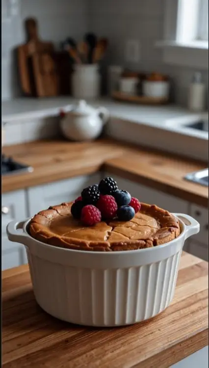 High Protein Beeren-Quark-Bake ohne Zucker