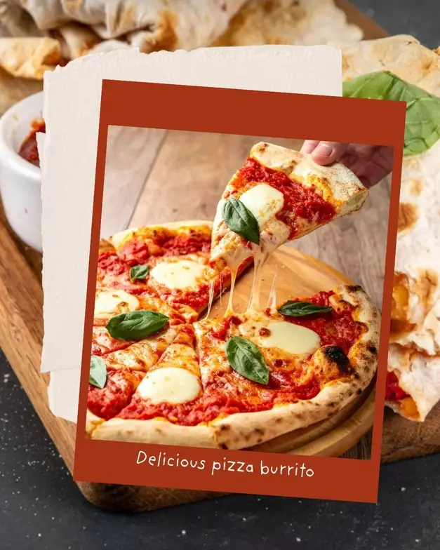 High Protein Pizza Burritos