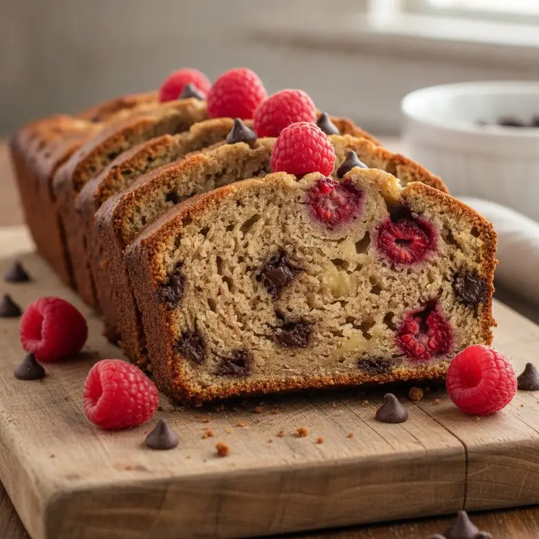 Himbeer-Schoko-Bananenbrot
