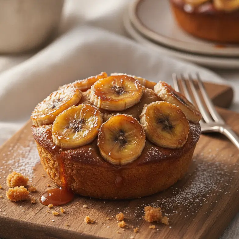 Karamellisierter Bananenkuchen