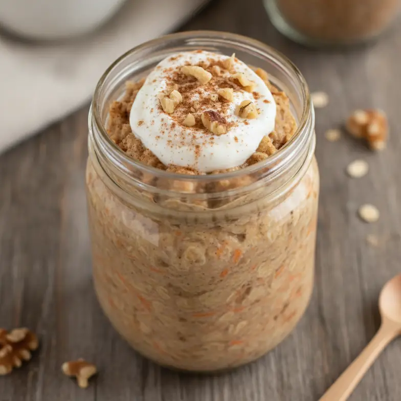 Karottenkuchen Overnight Oats