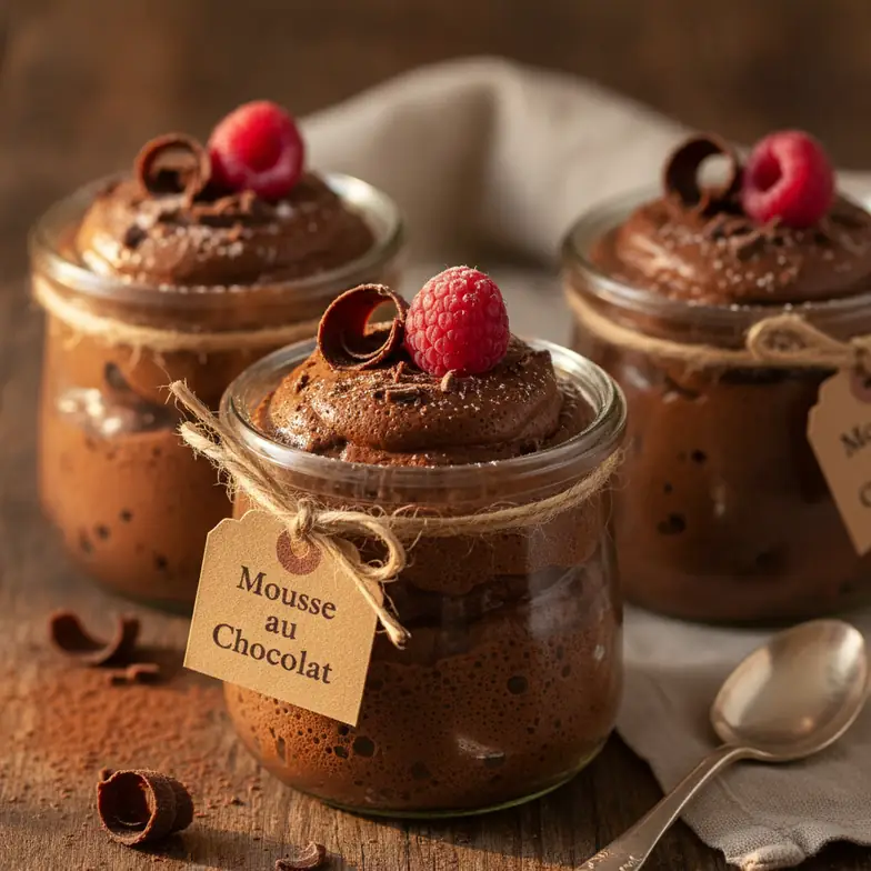 Mousse au Chocolat ohne Zucker