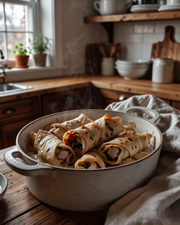 Protein Hähnchen Crêpes – Light Version