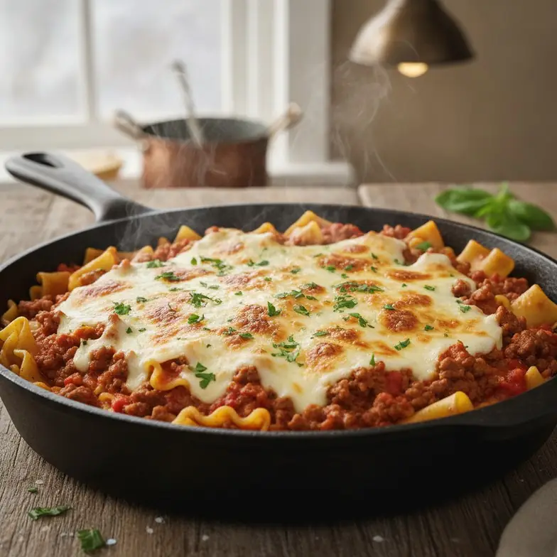 Protein Lazy Lasagne aus der Pfanne