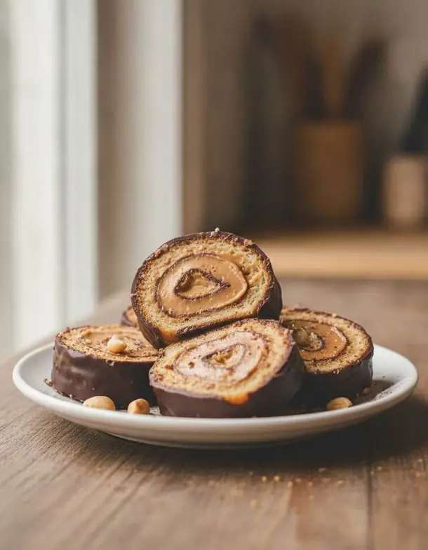 Schoko-Erdnuss-Rolle nach Tender-Art