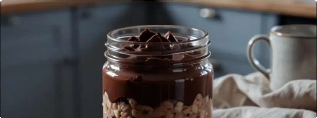 Schoko Overnight Oats ohne Pulver