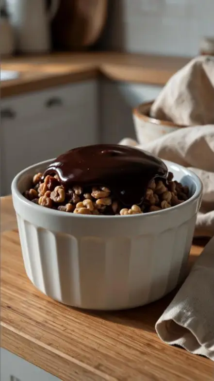 Schokoladige Protein-Baked Oats ohne Pulver