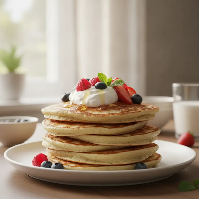 Skyr-Bananen-Pancakes