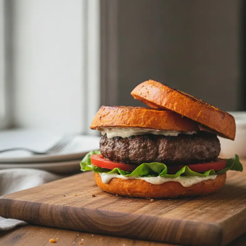 Süßkartoffel-Burger