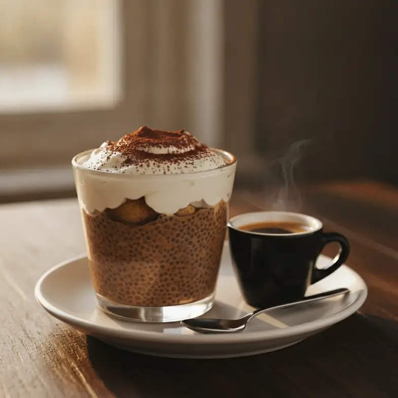 Tiramisu-Chia-Pudding