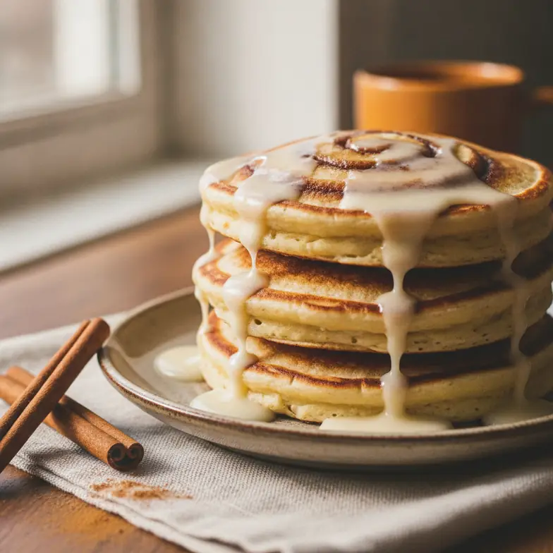Zimtschnecken-Pancakes