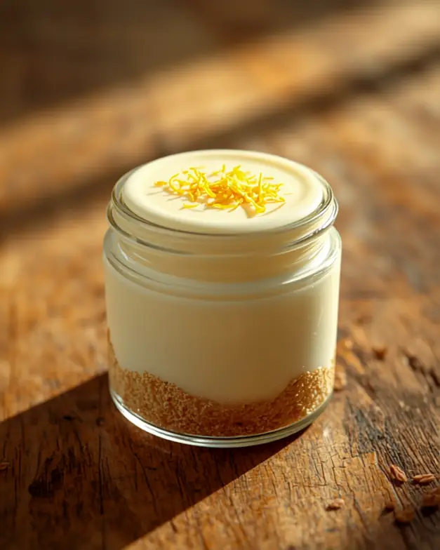 Zitronen-Cheesecake im Glas
